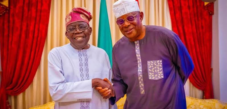 With President Bola Ahmed Tinubu